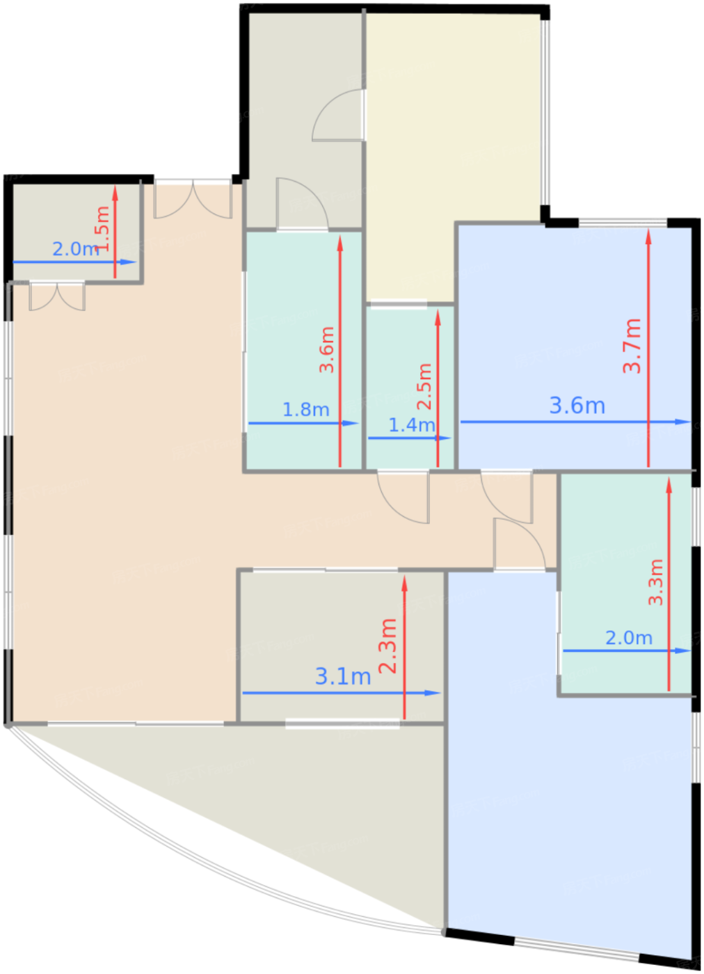 T3-B座1-20层01室
